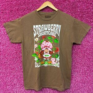 Strawberry’s Shortcake Women's Cute Mineral Wash Tshirt size XL